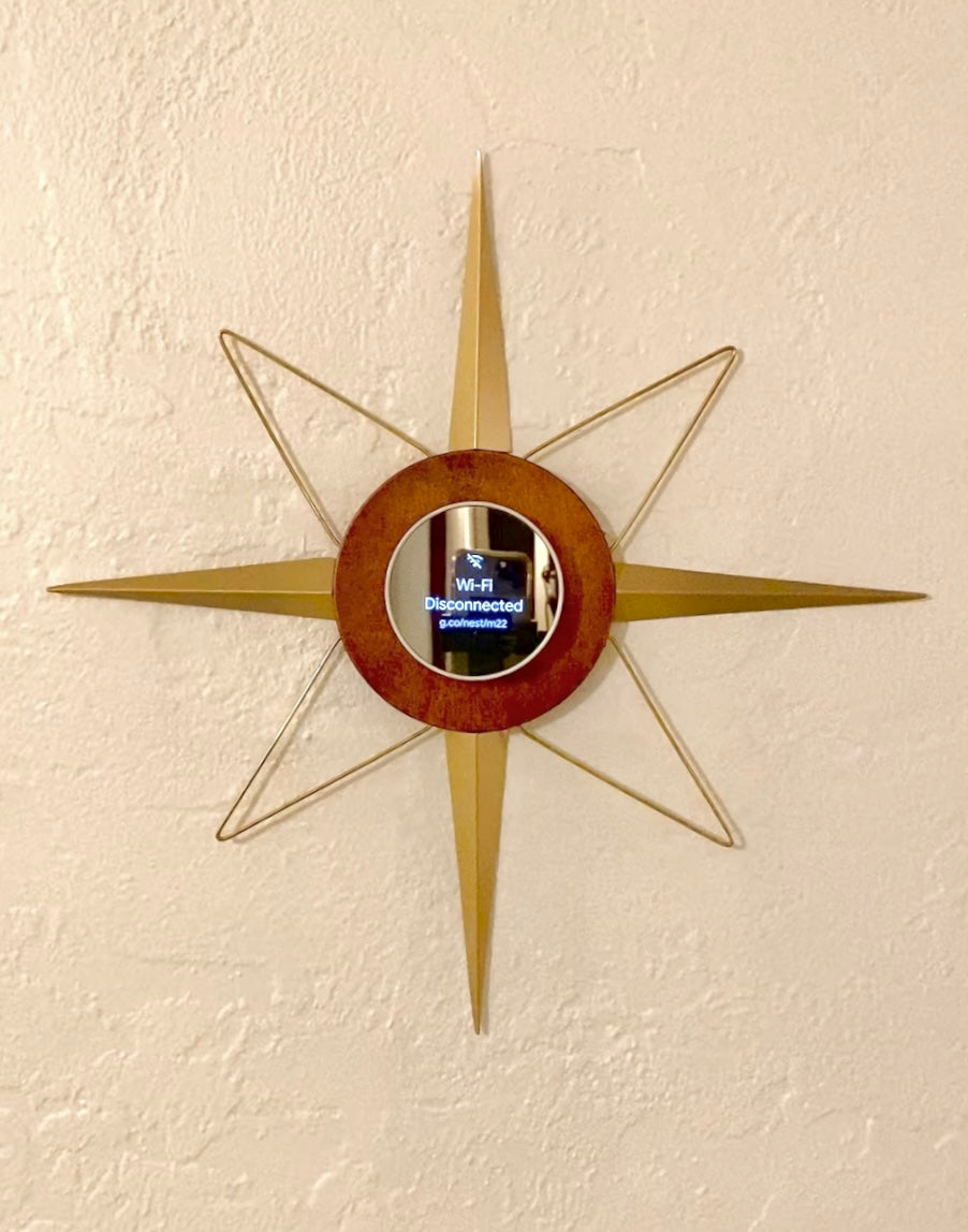 Stellar Starburst Thermostat Backer Plate
